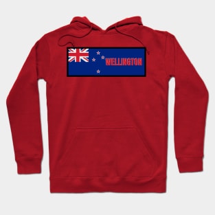 Wellington City in New Zealand Flag Hoodie